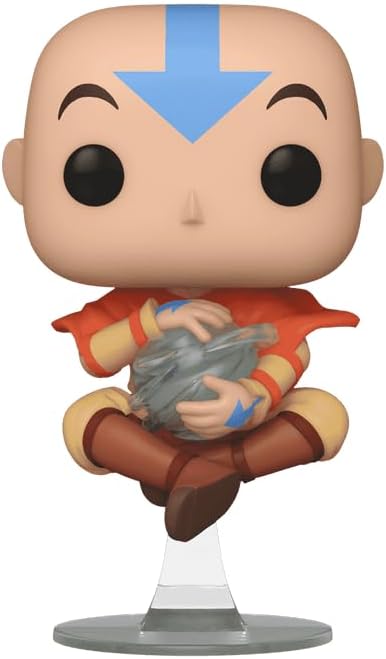 Zach Tyler Eisen Floating Aang #1439 Avatar The Last Airbender Facsimile Signed Reprint Laser Autographed Funko POP! Animation Anime Figurine with Protector Case