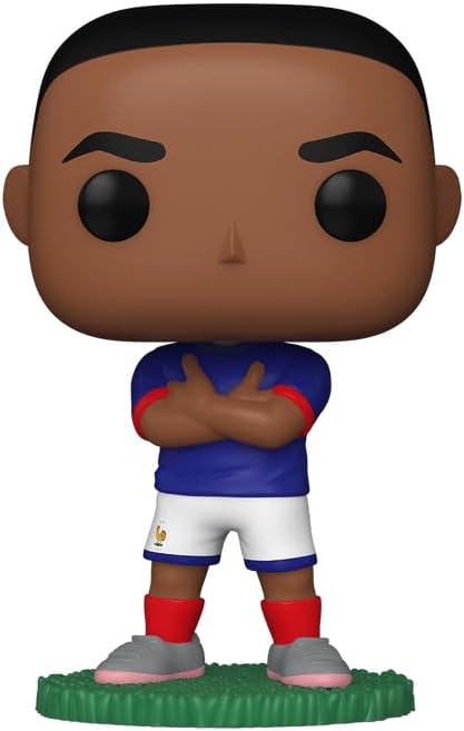 Kylian Mbappe #78 France Facsimile Signed Reprint Laser Autographed Funko POP! Soccer Figurine with Protector Case