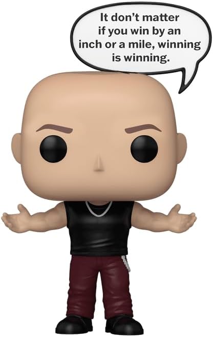 Vin Diesel Dominic Toretto #1993 Sayings Fast & Furious Facsimile Signed Reprint Laser Autographed Funko POP! Movies Figurine with Protector Case