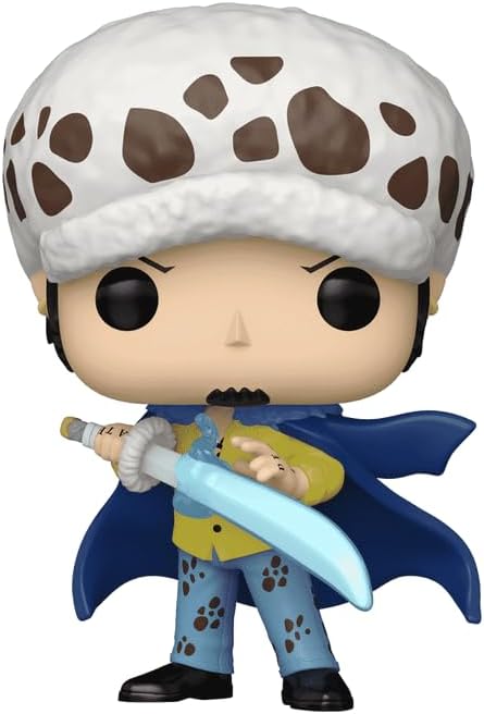 Trafalgar Law #1894 One Piece Funko POP! Animation Anime Figurine Bundle with HOFSM Protector Case