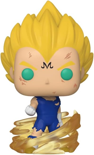 Christopher Sabat Majin Vegeta #862 Voice Actor Facsimile Signed Reprint Laser Autographed Funko POP! Anime Animation Dragon Ball Z Figurine with Protector Case