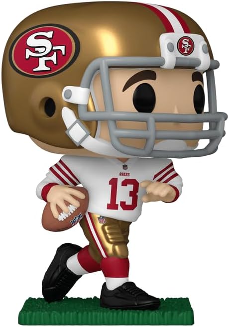 Brock Purdy #305 Facsimile Signed Reprint Laser Autographed Funko POP! Legends San Francisco 49ers Figurine with Protector Case