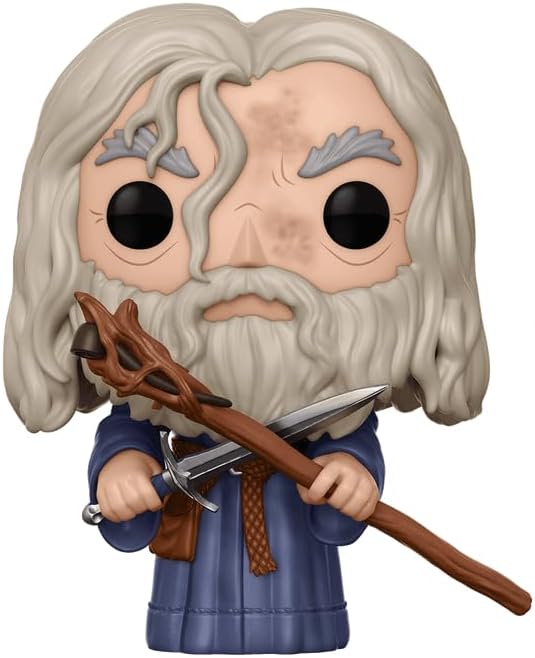 Ian McKellen Gandalf #443 Facsimile Signed Reprint Laser Autographed Funko POP! Movies Lord of the Rings Figurine with Protector Case