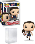 Caitlin Clark #02 Rookie Season Funko POP! Basketball WNBA: Indiana Fever Figurine with HOFSM Protector Case