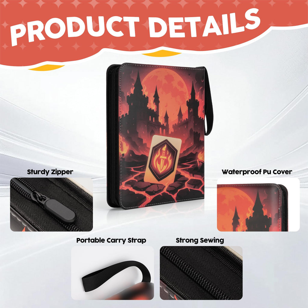 9 Pocket Card Binder for MTG/YGO/PTCG/Game Cards, Holds 900 Cards,Premium Card Collector Book for TCG Players,Toys Gifts for Kids(MTG-5)