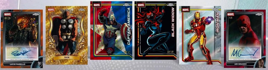 2026 Topps Chrome Marvel Blaster Box (8 Packs)