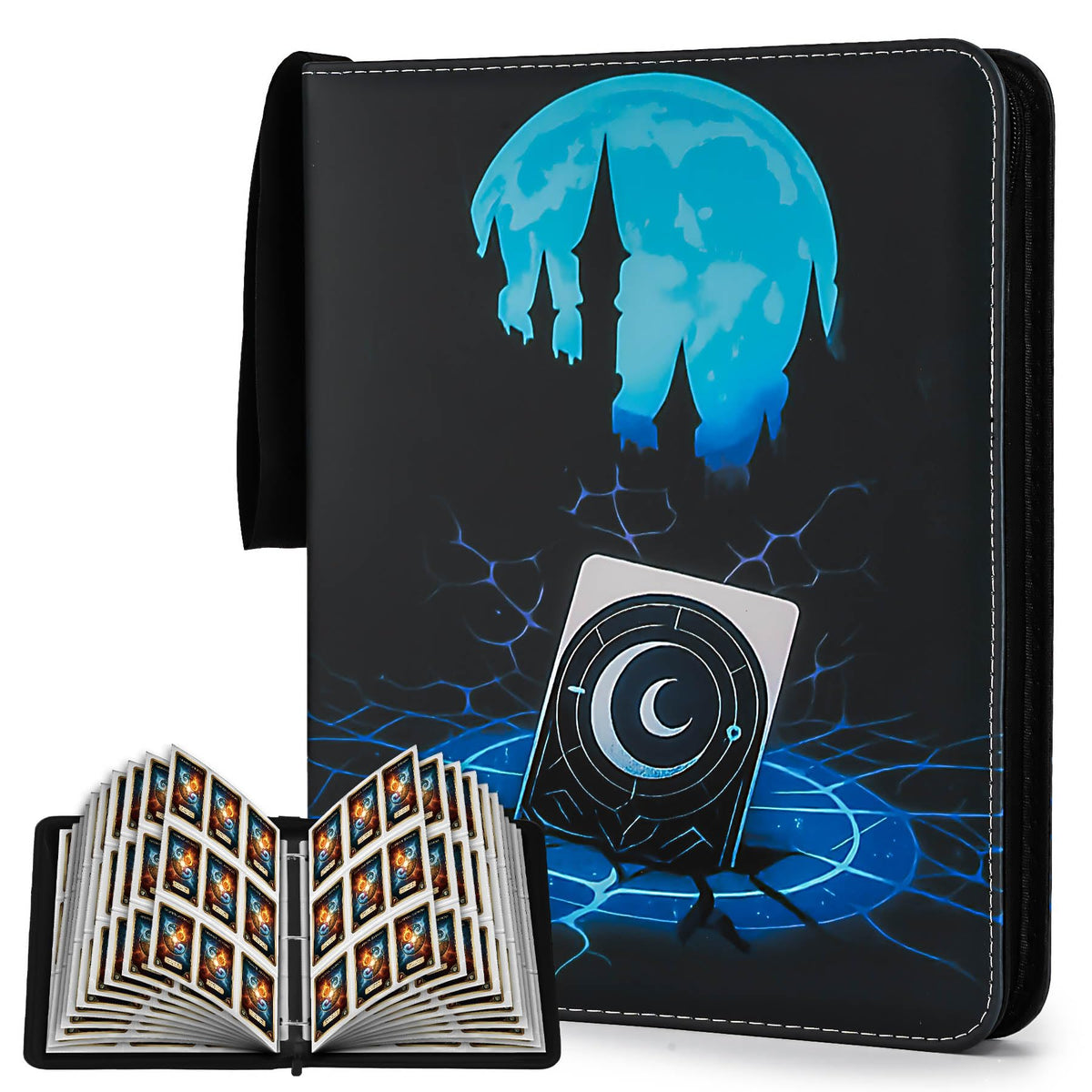 9 Pocket Card Binder for MTG/YGO/PTCG/Game Cards, Holds 900 Cards,Premium Card Collector Book for TCG Players,Toys Gifts for Kids(MTG-5)