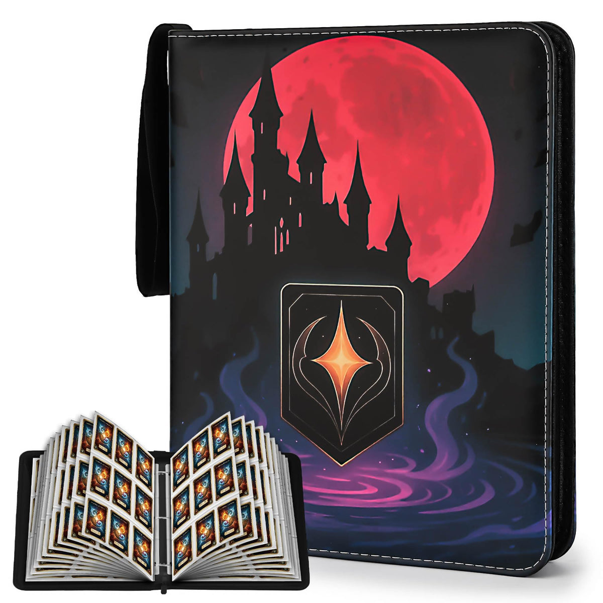 9 Pocket Card Binder for MTG/YGO/PTCG/Game Cards, Holds 900 Cards,Premium Card Collector Book for TCG Players,Toys Gifts for Kids(MTG-5)