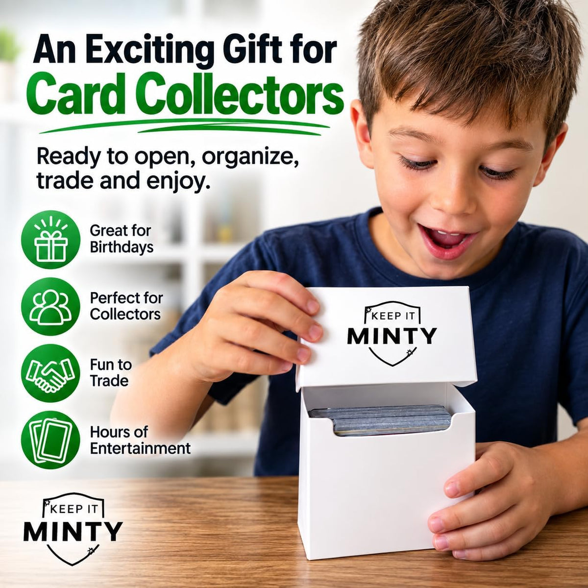 100 Card Bundle Compatible with Pokémon TCG Plus Keep it Minty Deck Box