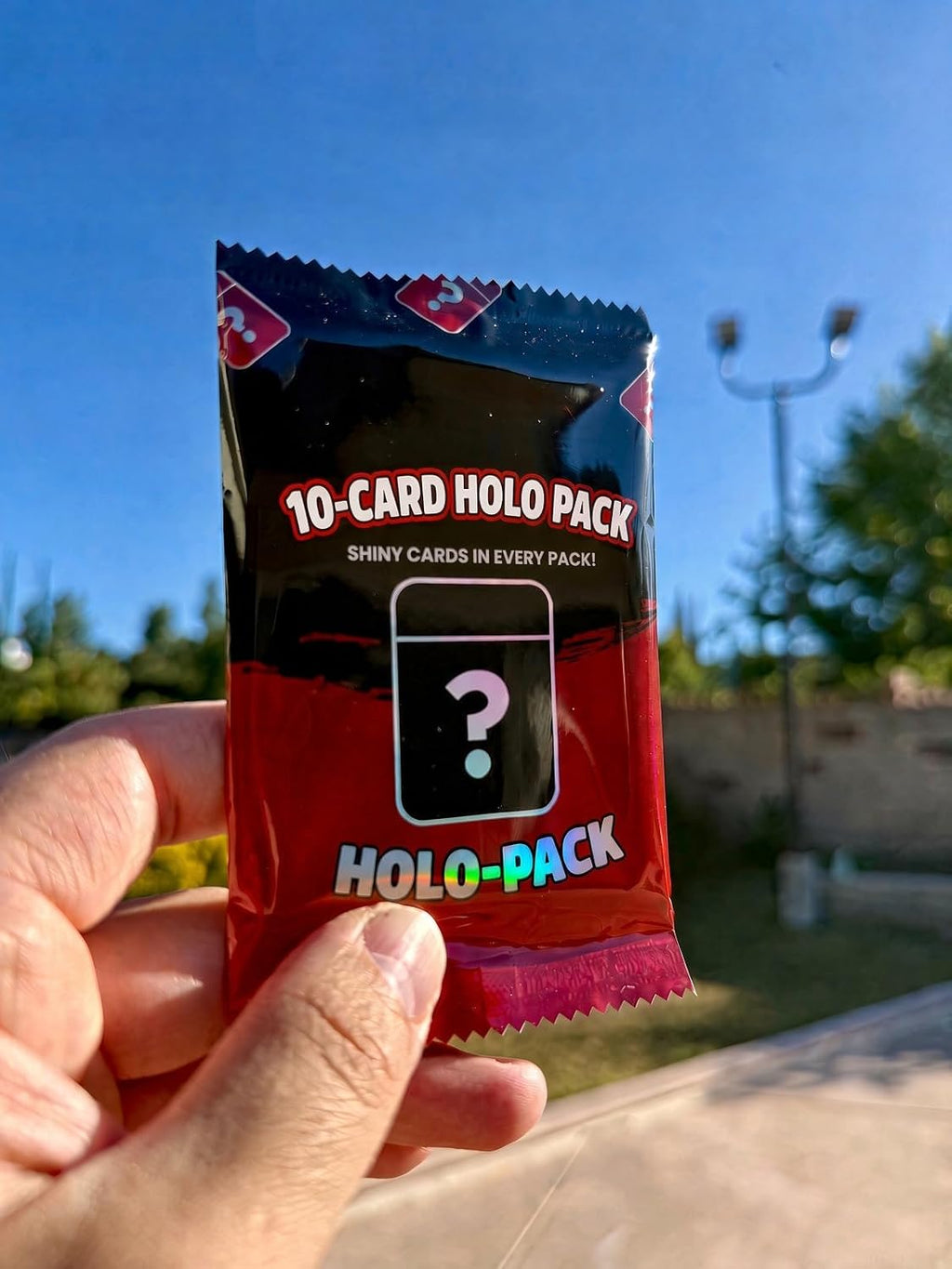 PKMystery 10-Card Foil Pack, Compatible with Pokémon Cards, No Duplicates