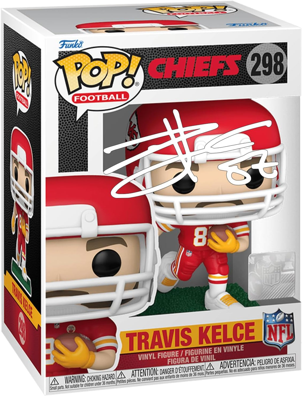 Travis Kelce #298 Chiefs Signed Funko POP!