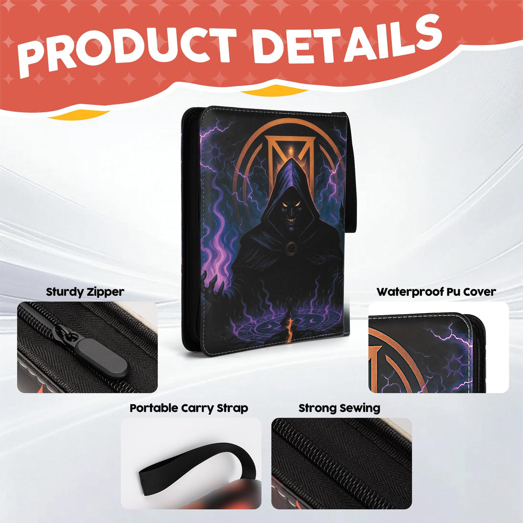 9 Pocket Card Binder for MTG/YGO/PTCG/Game Cards, Holds 900 Cards,Premium Card Collector Book for TCG Players,Toys Gifts for Kids(MTG-5)
