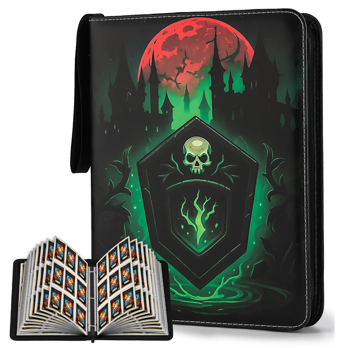 9 Pocket Card Binder for MTG/YGO/PTCG/Game Cards, Holds 900 Cards,Premium Card Collector Book for TCG Players,Toys Gifts for Kids(MTG-5)