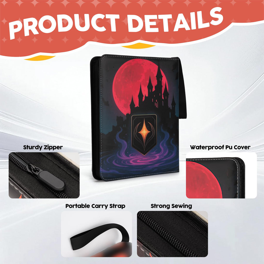 9 Pocket Card Binder for MTG/YGO/PTCG/Game Cards, Holds 900 Cards,Premium Card Collector Book for TCG Players,Toys Gifts for Kids(MTG-5)