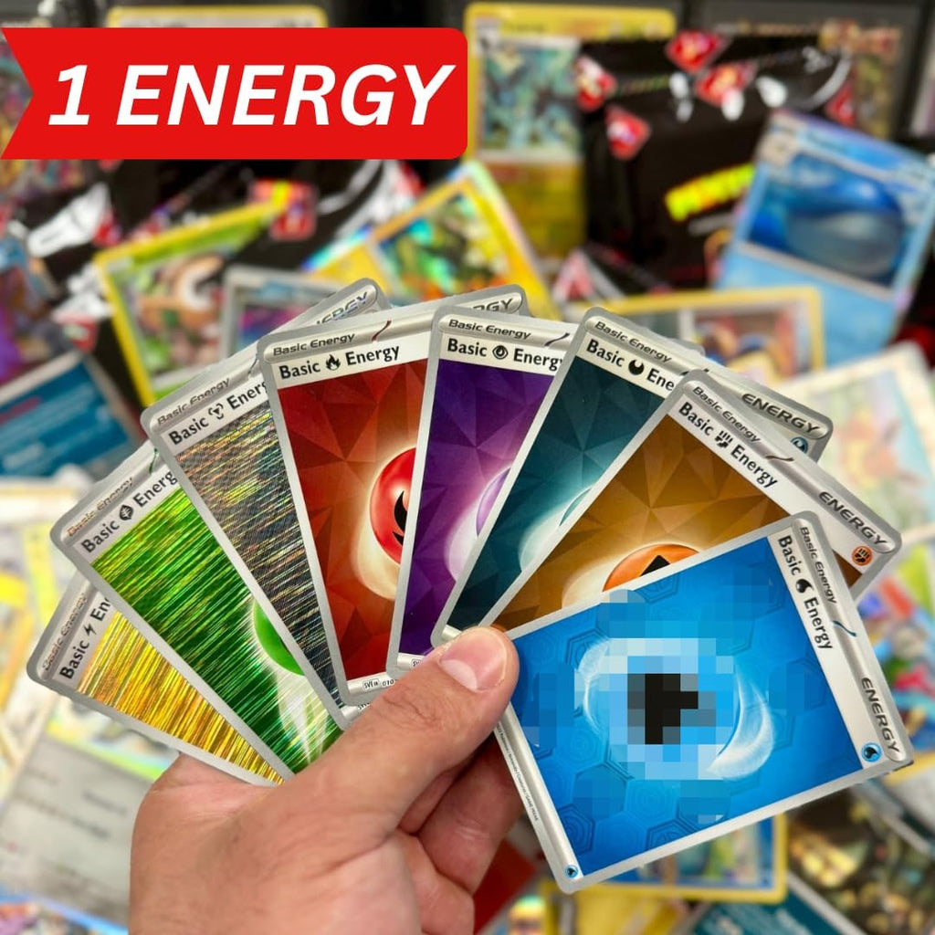 PKMystery 10-Card Foil Pack, Compatible with Pokémon Cards, No Duplicates