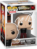 Vin Diesel Dominic Toretto #1993 Sayings Fast & Furious Facsimile Signed Reprint Laser Autographed Funko POP! Movies Figurine with Protector Case