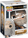 Ian McKellen Gandalf #443 Facsimile Signed Reprint Laser Autographed Funko POP! Movies Lord of the Rings Figurine with Protector Case
