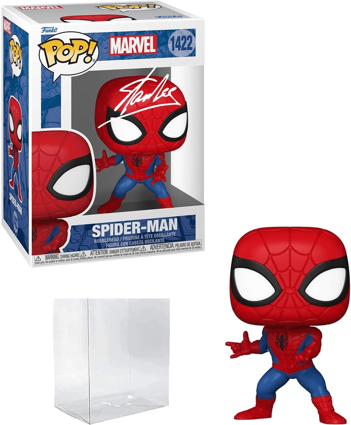 Stan Lee Spider-Man #1422 Signed Funko POP! Marvel