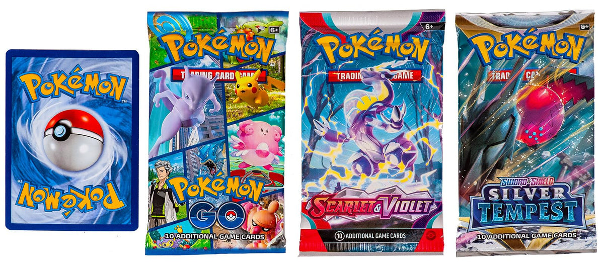 Pokémon TCG 3 Booster Packs, 30 Cards Total, 100% Authentic, Random Rares & Holofoils, 3 Blister Packs