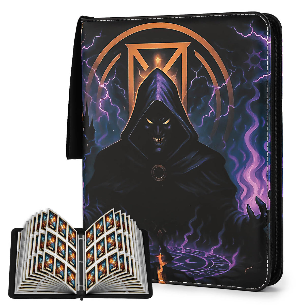 9 Pocket Card Binder for MTG/YGO/PTCG/Game Cards, Holds 900 Cards,Premium Card Collector Book for TCG Players,Toys Gifts for Kids(MTG-5)