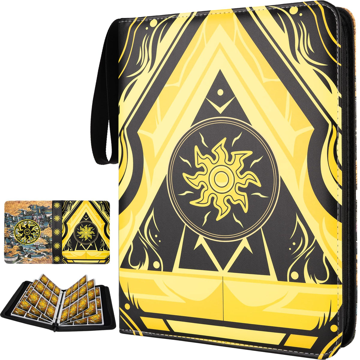 9 Pocket Card Binder for MTG/YGO/PTCG/Game Cards, Holds 900 Cards,Premium Card Collector Book for TCG Players,Toys Gifts for Kids(MTG-5)