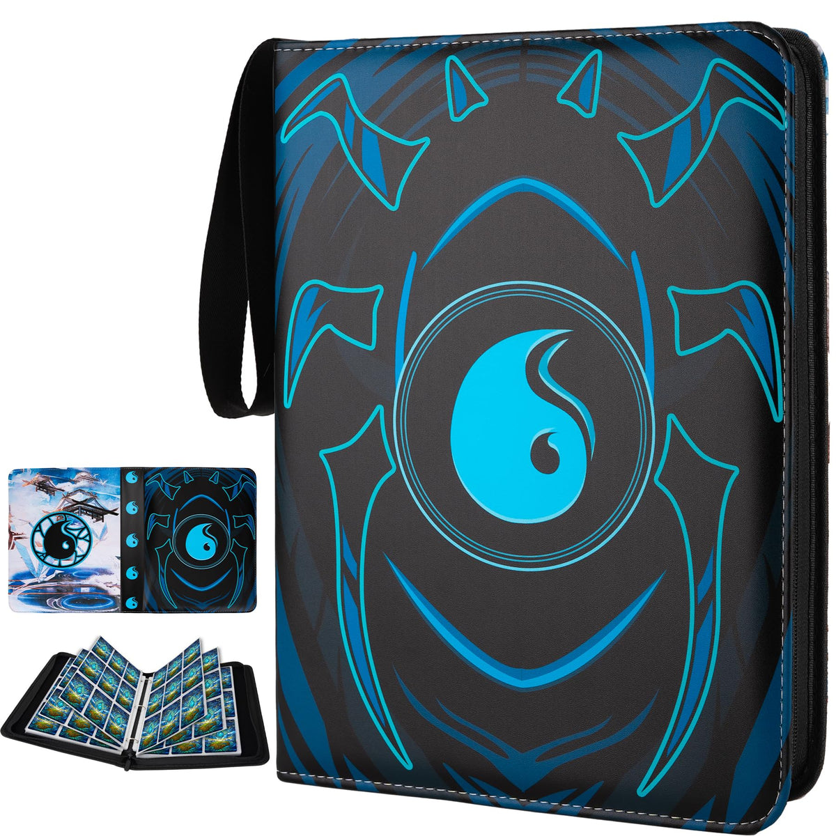 9 Pocket Card Binder for MTG/YGO/PTCG/Game Cards, Holds 900 Cards,Premium Card Collector Book for TCG Players,Toys Gifts for Kids(MTG-5)