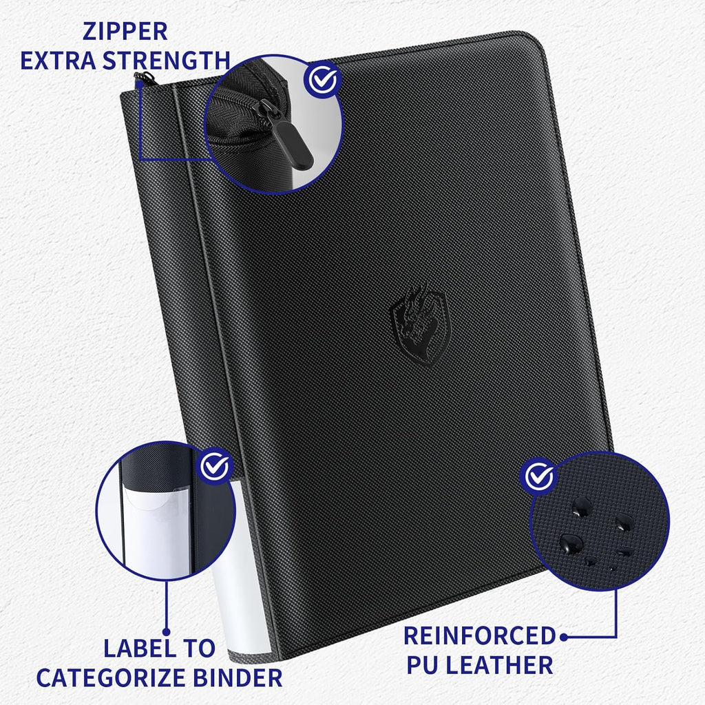 Toploader Binder Holds 324 Toploaders - 20 Toploaders