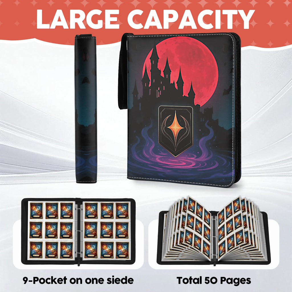 9 Pocket Card Binder for MTG/YGO/PTCG/Game Cards, Holds 900 Cards,Premium Card Collector Book for TCG Players,Toys Gifts for Kids(MTG-5)