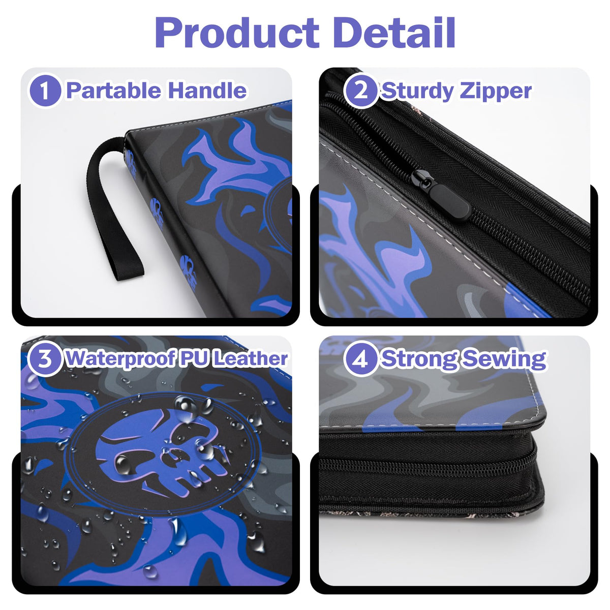 9 Pocket Card Binder for MTG/YGO/PTCG/Game Cards, Holds 900 Cards,Premium Card Collector Book for TCG Players,Toys Gifts for Kids(MTG-5)