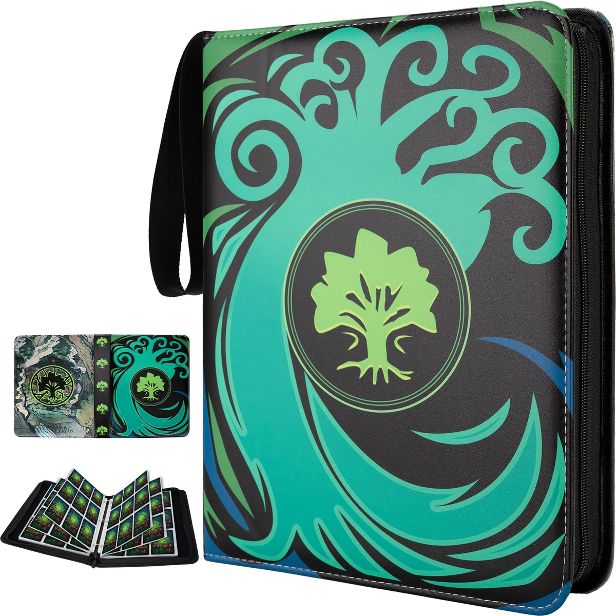 9 Pocket Card Binder for MTG/YGO/PTCG/Game Cards, Holds 900 Cards,Premium Card Collector Book for TCG Players,Toys Gifts for Kids(MTG-5)