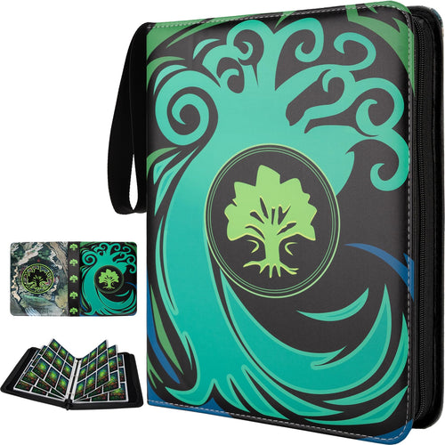 9 Pocket Card Binder for MTG/YGO/PTCG/Game Cards, Holds 900 Cards,Premium Card Collector Book for TCG Players,Toys Gifts for Kids(MTG-5)
