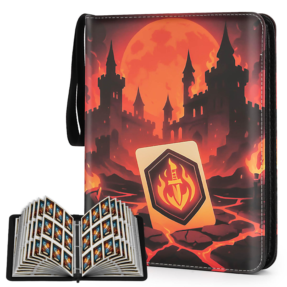 9 Pocket Card Binder for MTG/YGO/PTCG/Game Cards, Holds 900 Cards,Premium Card Collector Book for TCG Players,Toys Gifts for Kids(MTG-5)