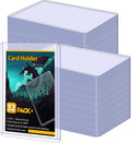 Sooez 32 Card Sleeves Hard Plastic Card Holder for Trading Card 3"x4", 35PT